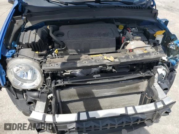 2020 Jeep Renegade Sport with VIN ZACNJAAB8LPM06726, listed as a Copart auction lot 62540725 with 57,178 mi miles and Salvage title. Bid and sale history available at DreamBid. Image 11.