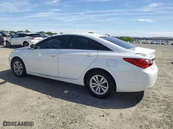2013 Hyundai Sonata GLS with VIN 5NPEB4AC4DH562542, listed as a Copart auction lot 52831035 with 183,870 mi miles and Clean Title. Bid and sale history available at carsss.com. Image 2.