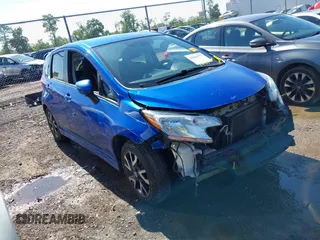 2015 Nissan Note SR with VIN 3N1CE2CP2FL355396, listed as a IAAI auction lot 42634777 with 99,184 mi miles and . Bid and sale history available at DreamBid. Image 1.