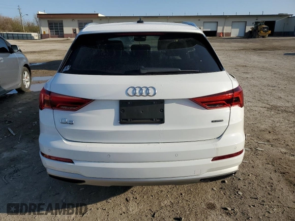 2022 Audi Q3 Premium with VIN WA1AUCF31N1001715, listed as a Copart auction lot 51365625 with 27,666 mi miles and Non repairable. Bid and sale history available at DreamBid. Image 6.