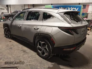 2023 Hyundai Tucson Limited with VIN KM8JECAE0PU213725, listed as a IAAI auction lot 41416606 with 16,674 mi miles and . Bid and sale history available at DreamBid. Image 3.