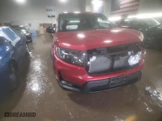 2021 Honda Ridgeline Sport with VIN 5FPYK3F16MB011226, listed as a Copart auction lot 48202025 with 34,030 mi miles and Salvage Title. Bid and sale history available at carsss.com. Image 14.