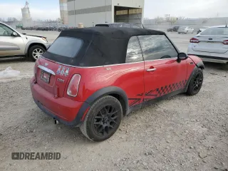 2008 MINI Convertible with VIN WMWRF33588TG17946, listed as a Copart auction lot 41875965 with 58,741 mi miles and Salvage title. Bid and sale history available at DreamBid. Image 3.