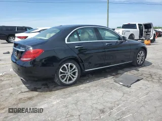 2015 Mercedes-Benz C-Class C 300 Luxury with VIN 55SWF4KB7FU064561, listed as a Copart auction lot 52489215 with 185,244 mi miles and Salvage Title. Bid and sale history available at carsss.com. Image 3.