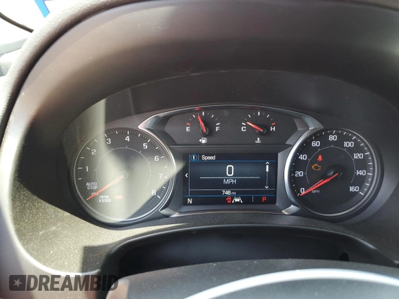 2024 GMC Terrain SLE with VIN 3GKALMEG2RL395277, listed as a Copart auction lot 53102155 with 746 mi miles and Salvage title. Bid and sale history available at DreamBid. Image 9.