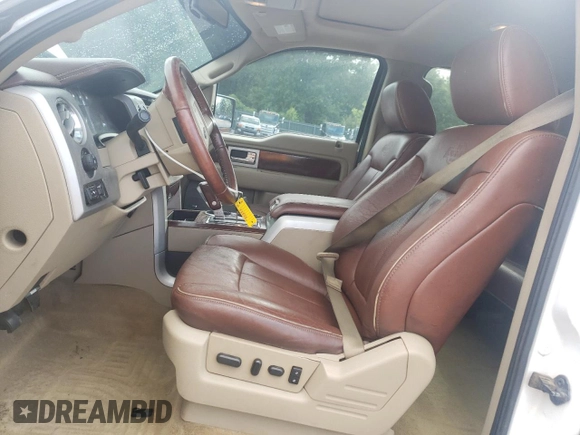 2009 Ford F-150 XL with VIN 1FTPW14V49KB51448, listed as a Copart auction lot 57748555 with 187,260 mi miles and Clean title. Bid and sale history available at DreamBid. Image 7.
