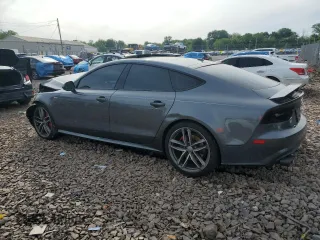 2017 Audi A7 Competition Prestige z VIN WAUW3AFCXHN030885, wystawiony jako Copart lot #58394615 z przebiegiem 75 764 mil mil oraz Szkoda całkowita • Salvage title. Historia ofert i sprzedaży dostępna na DreamBid. Obrazek 2.