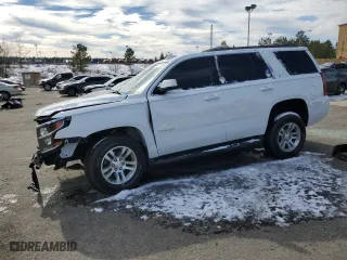 2019 Chevrolet Tahoe LT with VIN 1GNSCBKC0KR368493, listed as a Copart auction lot 89115355 with 126,878 mi miles and Salvage Title. Bid and sale history available at carsss.com. Image 1.