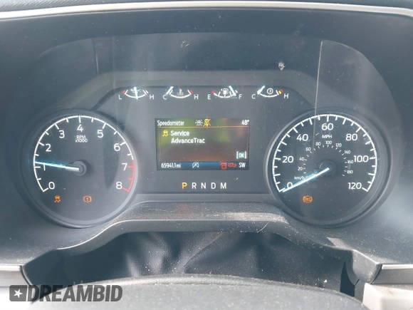 2022 Ford F-150 XL with VIN 1FTMF1CB7NKE00166, listed as a IAAI auction lot 41420402 with 65,941 mi miles. Bid and sale history available at carsss.com. Image 7.