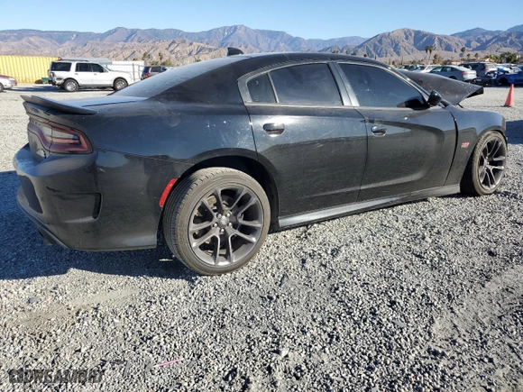 2020 Dodge Charger Scat Pack with VIN 2C3CDXGJ4LH153557, listed as a Copart auction lot 88440845 with 49,442 mi miles and Salvage Title. Bid and sale history available at carsss.com. Image 3.
