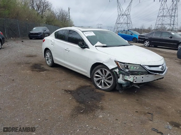2016 Acura ILX with VIN 19UDE2F33GA013007, listed as a IAAI auction lot 41902439 with 123,447 mi miles. Bid and sale history available at carsss.com. Image 1.