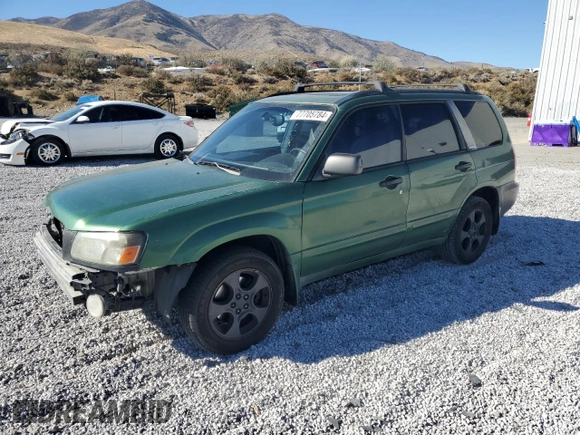 2003 Subaru Forester XS with VIN JF1SG65673H706138, listed as a Copart auction lot 77705784 with 260,423 mi miles and Salvage Title. Bid and sale history available at carsss.com. Image 1.