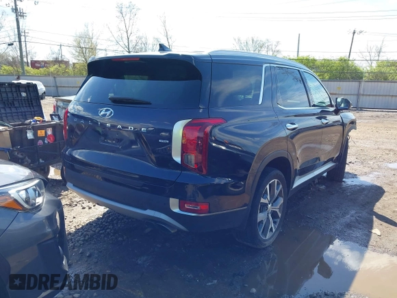 2022 Hyundai Palisade SEL with VIN KM8R4DHE8NU426078, listed as a IAAI auction lot 42017603 with 19,660 mi miles and . Bid and sale history available at DreamBid. Image 4.
