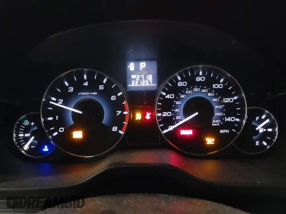 2012 Subaru Legacy Premium with VIN 4S3BMBC62C3005681, listed as a IAAI auction lot 41829150 with 221,257 mi miles and . Bid and sale history available at DreamBid. Image 7.