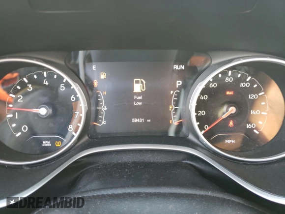 2018 Jeep Compass Limited with VIN 3C4NJDCB1JT349101, listed as a Copart auction lot 48759155 with 59,431 mi miles and Salvage Title. Bid and sale history available at carsss.com. Image 9.