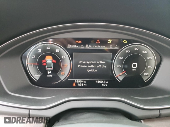 2022 Audi Q5 S line Prestige with VIN WA1FAAFYXN2015699, listed as a Copart auction lot 36545153 with 18,904 mi miles and . Bid and sale history available at DreamBid. Image 9.