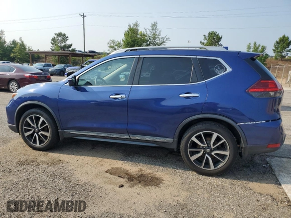 2017 Nissan Rogue SV with VIN 5N1AT2MV2HC858198, listed as a Copart auction lot 56589885 with 77,258 mi miles and Salvage title. Bid and sale history available at DreamBid. Image 2.