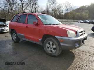 2005 Hyundai Santa Fe GLS with VIN KM8SC13D45U894066, listed as a Copart auction lot 53808385 with 122,880 mi miles and Salvage Title. Bid and sale history available at carsss.com. Image 4.