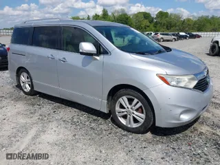 2012 Nissan Quest SL with VIN JN8AE2KP8C9050791, listed as a IAAI auction lot 42009295 with 172,366 mi miles. Bid and sale history available at carsss.com. Image 1.