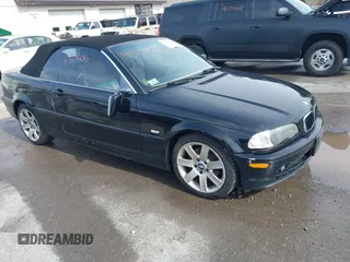 2002 BMW 3 Series 325Ci with VIN WBABS334X2JY59805, listed as a IAAI auction lot 41329486 with 163,893 mi miles and . Bid and sale history available at DreamBid. Image 1.