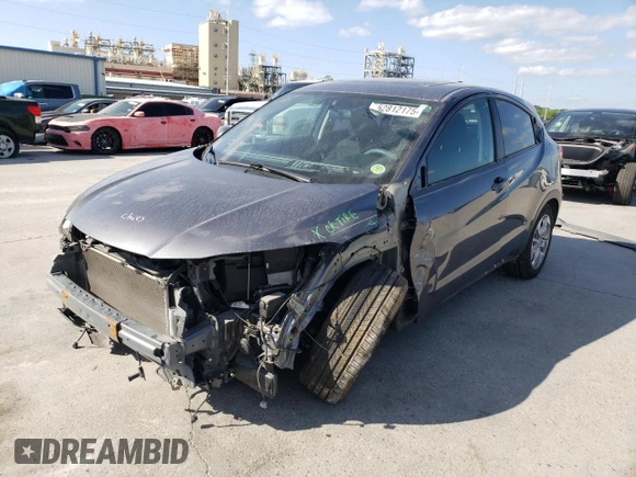 2017 Honda HR-V EX with VIN 3CZRU5H57HG707879, listed as a Copart auction lot 52812175 with 38,852 mi miles and Salvage Title. Bid and sale history available at carsss.com. Image 1.