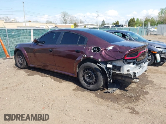 2018 Dodge Charger Police with VIN 2C3CDXKT3JH214872, listed as a IAAI auction lot 42078447 with 138,785 mi miles and . Bid and sale history available at carsss.com. Image 3.