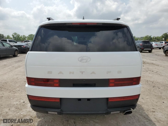 2025 Hyundai Santa Fe SEL with VIN 5NMP24GL1SH078922, listed as a Copart auction lot 54216435 with 655 mi miles and Salvage Title. Bid and sale history available at carsss.com. Image 6.