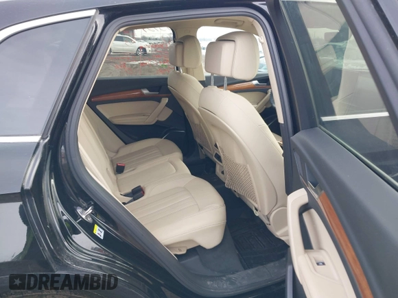 2021 Audi Q5 Premium Plus with VIN WA1BAAFY5M2013887, listed as a IAAI auction lot 41569563 with 79,663 mi miles and . Bid and sale history available at DreamBid. Image 8.