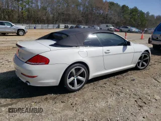 2008 BMW 6 Series 650i with VIN WBAEB53578CX60504, listed as a Copart auction lot 48142175 with 112,584 mi miles and Salvage Title. Bid and sale history available at carsss.com. Image 3.