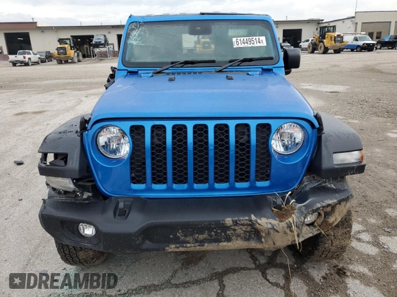 2024 Jeep Wrangler Sport with VIN 1C4PJXKN3RW236990, listed as a Copart auction lot 61449514 with 3,479 mi miles and Salvage title. Bid and sale history available at DreamBid. Image 5.