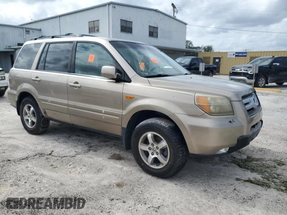 2007 Honda Pilot EX-L with VIN 5FNYF28787B041518, listed as a Copart auction lot 77245944 with Not Provided miles and Non Repairable. Bid and sale history available at DreamBid. Image 4.