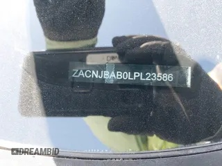 2020 Jeep Renegade Jeepster with VIN ZACNJBAB0LPL23586, listed as a IAAI auction lot 42632554 with 81,486 mi miles and . Bid and sale history available at DreamBid. Image 9.