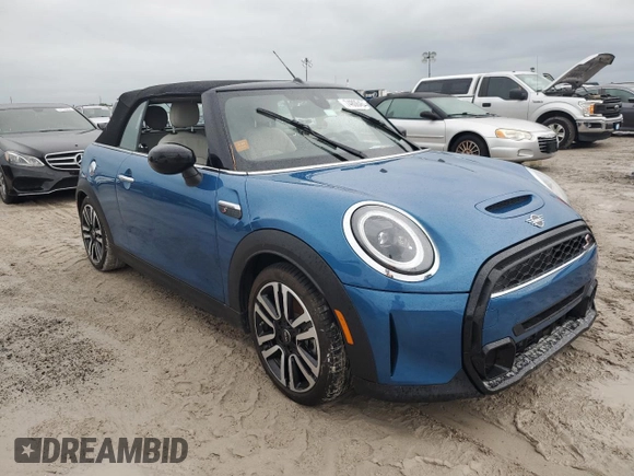 2023 MINI Convertible Cooper S с VIN WMW43DL09P3R05368, выставлен на аукционе Copart как лот 74806464 с пробегом Не указан миль и На запчасти • Non repairable. История ставок и продаж доступна на DreamBid. Изображение 4.