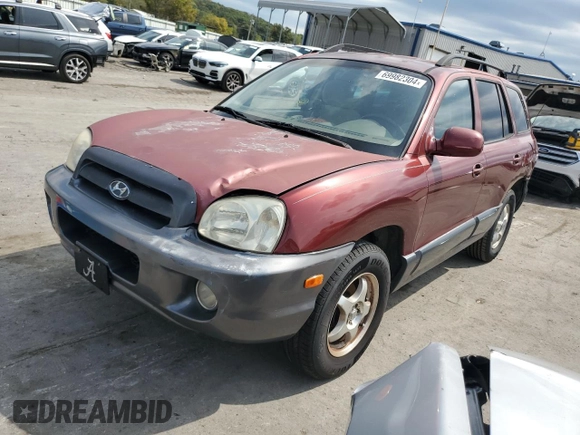 2005 Hyundai Santa Fe GLS with VIN KM8SC13D95U969084, listed as a Copart auction lot 69982304 with 202,979 mi miles and Clean Title. Bid and sale history available at carsss.com. Image 1.