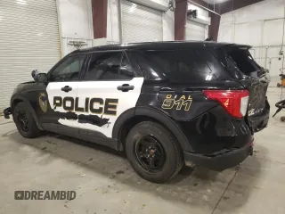 2020 Ford Explorer z VIN 1FM5K8AC3LGB76166, wystawiony jako Copart lot #43787015 z przebiegiem 107 560 mil mil oraz Szkoda całkowita • Salvage title. Historia ofert i sprzedaży dostępna na DreamBid. Obrazek 2.