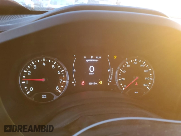 2021 Jeep Renegade Jeepster with VIN ZACNJCAB7MPM26124, listed as a Copart auction lot 83639684 with 53,912 mi miles and Salvage title. Bid and sale history available at DreamBid. Image 9.