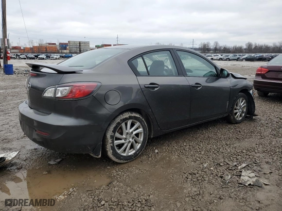 2012 Mazda Mazda3 i Touring with VIN JM1BL1VF8C1501154, listed as a Copart auction lot 44345155 with 170,525 mi miles and Salvage Title. Bid and sale history available at carsss.com. Image 3.