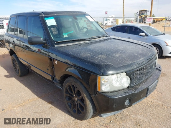 2008 Land Rover Range Rover SC with VIN SALMF13498A296915, listed as a IAAI auction lot 42263486 with 154,903 mi miles and . Bid and sale history available at DreamBid. Image 1.