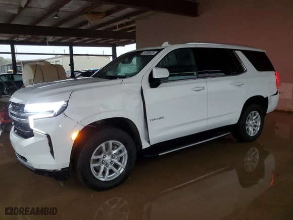 2023 Chevrolet Tahoe LT with VIN 1GNSCNKD1PR322334, listed as a Copart auction lot 51358425 with 37,853 mi miles and Clean Title. Bid and sale history available at carsss.com. Image 1.