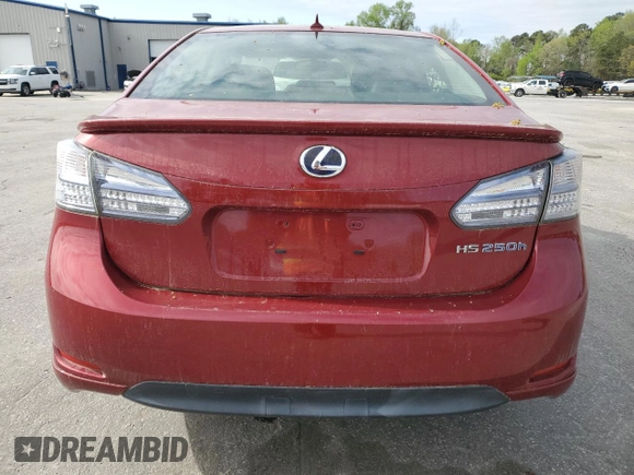 2011 Lexus HS 250h with VIN JTHBB1BA4B2043292, listed as a Copart auction lot 51484785 with 148,743 mi miles and Clean Title. Bid and sale history available at DreamBid. Image 6.