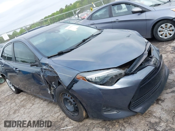 2019 Toyota Corolla L with VIN 5YFBURHE8KP936426, listed as a IAAI auction lot 42029018 with 190,163 mi miles and . Bid and sale history available at DreamBid. Image 1.