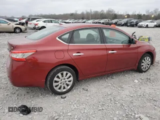 2015 Nissan Sentra SV with VIN 3N1AB7AP8FY315715, listed as a Copart auction lot 49109555 with 175,674 mi miles and Salvage Title. Bid and sale history available at carsss.com. Image 3.