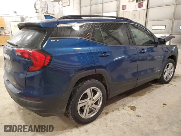 2020 GMC Terrain SLE with VIN 3GKALTEV3LL293695, listed as a Copart auction lot 89290775 with 66,658 mi miles and Salvage Title. Bid and sale history available at carsss.com. Image 3.