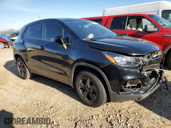 2019 Chevrolet Trax LS with VIN 3GNCJKSBXKL185949, listed as a Copart auction lot 69611712 with 71,798 mi miles and Salvage Title. Bid and sale history available at carsss.com. Image 4.