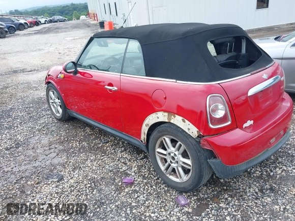 2011 MINI Convertible with VIN WMWZN3C55BT132820, listed as a IAAI auction lot 42407756 with Not provided miles and . Bid and sale history available at DreamBid. Image 3.