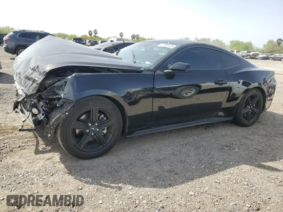 2024 Ford Mustang EcoBoost with VIN 1FA6P8TH5R5139973, listed as a Copart auction lot 47702635 with 4,509 mi miles and Salvage Title. Bid and sale history available at carsss.com. Image 1.