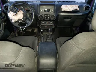 2018 Jeep Wrangler JK Unlimited Sport S with VIN 1C4BJWDG2JL837817, listed as a Copart auction lot 71153094 with 74,396 mi miles and Salvage Title. Bid and sale history available at carsss.com. Image 8.