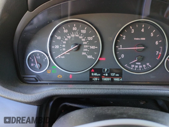2013 BMW X3 xDrive28i with VIN 5UXWX9C55D0D08550, listed as a Copart auction lot 43002315 with 158,201 mi miles and Salvage Title. Bid and sale history available at carsss.com. Image 9.