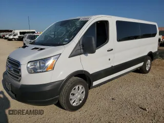 2019 Ford Transit Passenger XL z VIN 1FBZX2ZM1KKB25105, wystawiony jako Copart lot #52508565 z przebiegiem 120 374 mil mil oraz Czysty tytuł • Clean title. Historia ofert i sprzedaży dostępna na DreamBid. Obrazek 1.