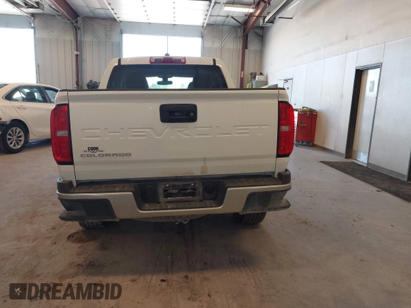 2022 Chevrolet Colorado 2WD Work Truck with VIN 1GCGSBEA7N1306183, listed as a IAAI auction lot 42230862 with 14,471 mi miles and . Bid and sale history available at DreamBid. Image 17.